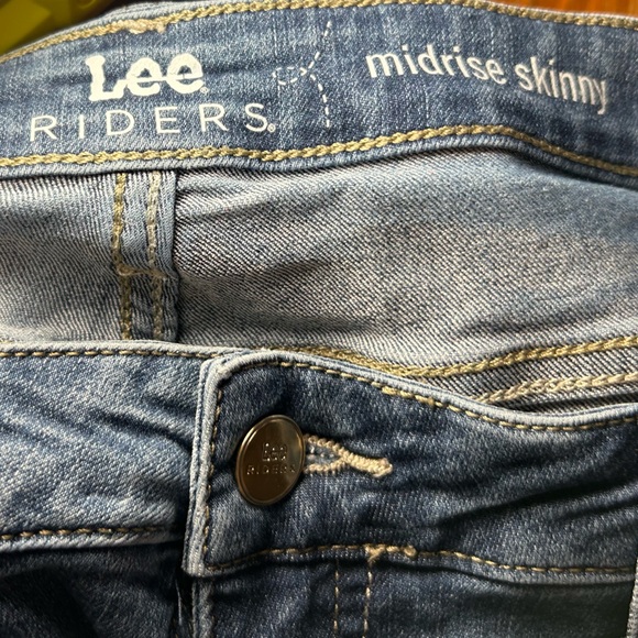 Lee Riders Midrise Skinny Jeans - Blue - Picture 8 of 11